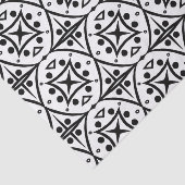 白黒のタイル模様ギフト 薄葉紙 (詳細)