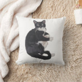 白黒のタキシード猫用クッション クッション (ブランケット)