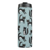 白黒のタキシード猫 タンブラー (正面)