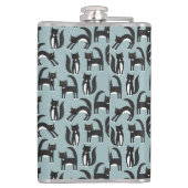 白黒のタキシード猫 フラスク (裏面)