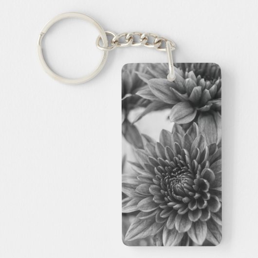 白黒のタム キーホルダー (正面)