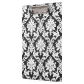 白黒のダマスクデザイン クリップボード (左)