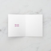 白黒のダマスク織のデキセドリン錠の結婚は感謝していしています サンキューカード (内部)