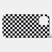 白黒のチェックラシックカーボード Case-Mate iPhoneケース (裏面 (横))