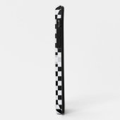 白黒のチェックラシックカーボード Case-Mate iPhoneケース (裏面/左)