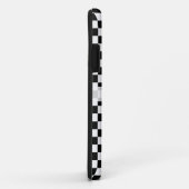 白黒のチェックラシックカーボード Case-Mate iPhoneケース (裏面/右)