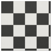 白黒のチェック模様のパターン ファブリック (クローズアップ)