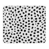 白黒のチートスポット カッティングボード (正面)