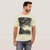 白黒のツリーTシャツ Tシャツ (正面フル)