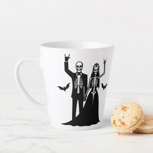 白黒のティルデス カフェラテマグ (インサイチュ)