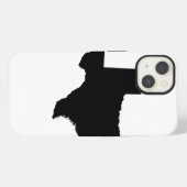 白黒のテキサス iPhoneケース (裏面横)
