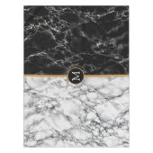 白黒のテーブルクロス(カスタム付) テーブルクロス (正面)