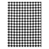 白黒のテーブルクロ市松模様にスポーツ テーブルクロス (正面)