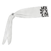 白黒のデザイン像華美 タイヘッドバンド (回転270)