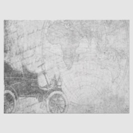 白黒のデジタル地図シリーズデザイン1 薄葉紙
