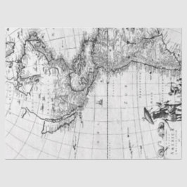 白黒のデジタル地図シリーズデザイン7 薄葉紙