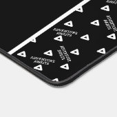 白黒のデスクマカスタムット デスクマット (コーナー)