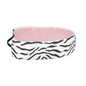 白黒のトラのストライプ アスレチックヘッドバンド (左)