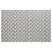 白黒のトラのストライプ ファブリック (ファットクウォーター)