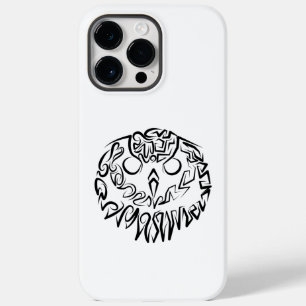 白黒のトライバルフクロウ Case-Mate iPhone 14 PRO MAXケース