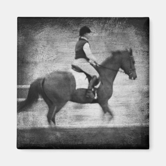 白黒のドレスゲグランジ マグネット (正面)