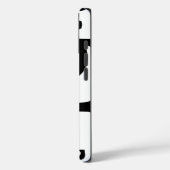 白黒のドードル Case-Mate iPhoneケース (裏面 / 左)