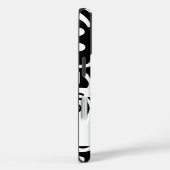 白黒のドードル Case-Mate iPhoneケース (裏面 / 右)