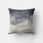 白黒のハスキー犬 クッション (裏面)