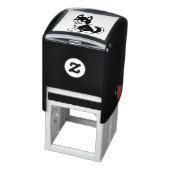 白黒のハスキー犬 セルフインキングスタンプ (商品)