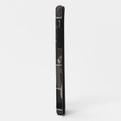 白黒のハートパターン Case-Mate iPhoneケース (裏面/左)