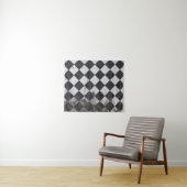 白黒のハーレクインの図 タペストリー (インサイチュ(横))