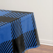 白黒のバッファロー市松模様にパターン テーブルクロス (インサイチュ)