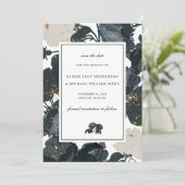 白黒のバラが日付を保存 セーブザデート (スタンド正面)