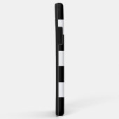 白黒のパタストライプーンモダンダンス Case-Mate iPhoneケース (裏面/右)