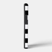 白黒のパターストライプのンと名モダン前 Case-Mate iPhoneケース (裏面 / 右)