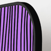 白黒のパターストライプンモノグラモダンム ピックルボールラケット (左詳細)