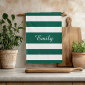 白黒のパターン名ストライププリント キッチンタオル