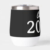 白黒のパーソナライズされた卒業クラス (正面)