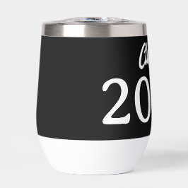 白黒のパーソナライズされた卒業クラス