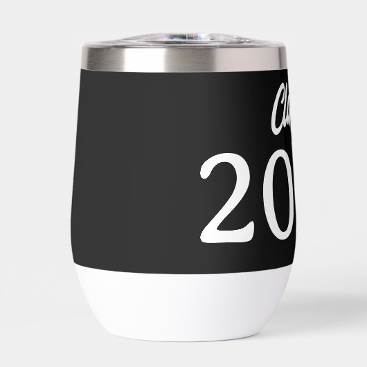 白黒のパーソナライズされた卒業クラス