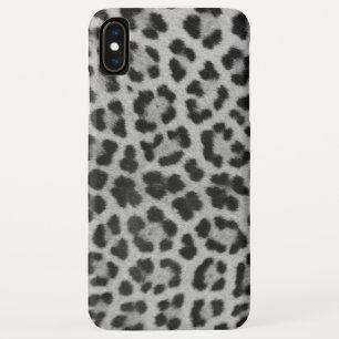 白黒のヒョウ紋章 iPhone XS MAXケース