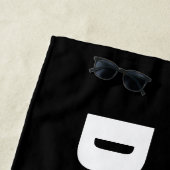 白黒のビーチタオルを妨げないで下さい ビーチタオル (インサイチュ)