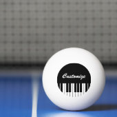 白黒のピナ鍵名前をカスタムする卓球 卓球ボール (ネット)