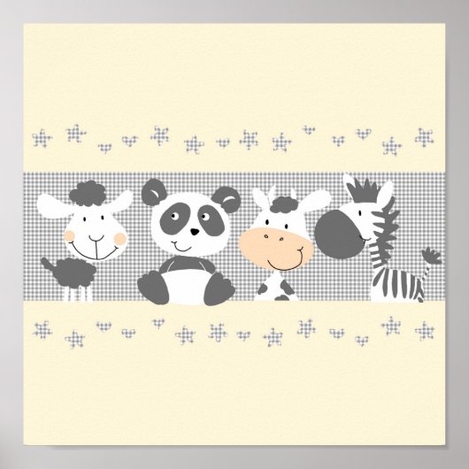 白黒のフレンド ポスター (正面)