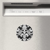 白黒のブロケード マグネット (インサイチュ (食洗機))
