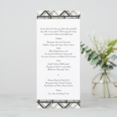 白黒のプレイドのメ結婚ニュー メニュー (スタンド正面)