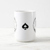 白黒のプロパー・スカウンドル コーヒーマグカップ (中央)