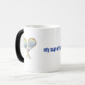 白黒のマグ モーフィングマグカップ (正面左)