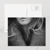 白黒のマネキン ポストカード (正面/裏面)