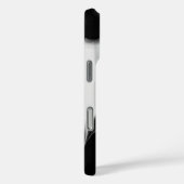 白黒のマーリーインクのパターン – モダン Abstr Case-Mate iPhoneケース (裏面 / 右)